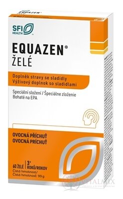 EQUAZEN želé s ovocnou príchuťou 1x60 ks