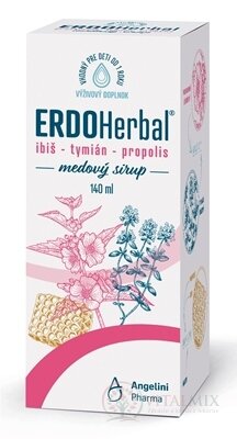 ERDOHerbal medový sirup 1x140 ml