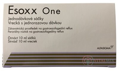 Esoxx One perorálny roztok vrecká na gastroezofageálny reflux 14x10 ml