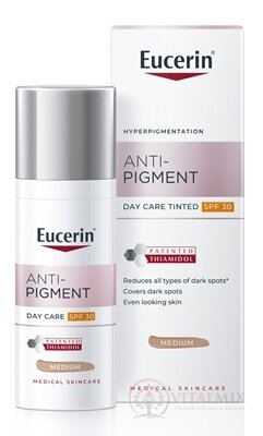 Eucerin ANTI-PIGMENT Denný KRÉM SPF30 Tónovaný stredne tmavý 1x50 ml