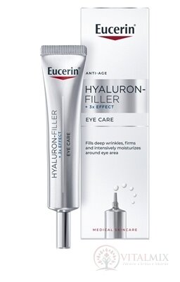 Eucerin HYALURON-FILLER+3xEFFECT Očný krém SPF15 anti-age 1x15 ml
