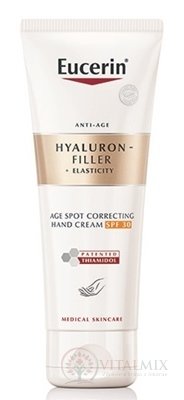 Eucerin HYALURON-FIL.+ELASTICITY Krém na ruky s depigmentačným účinkom, SPF 30, 1x75 ml