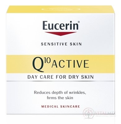 Eucerin Q10 ACTIVE denný krém proti vráskam vyhladzujúci na citlivú pokožku 1x50 ml