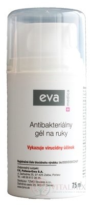Eva Medica Antibakteriálny gél na ruky (60% etanolu + D-panthenol) 1x75 ml