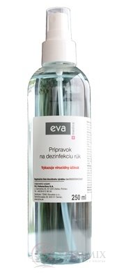 Eva Medica Prípravok na dezinfekciu rúk (75% etanolu + glycerín) 1x250 ml