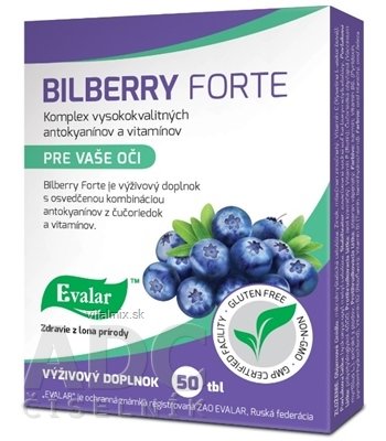 Evalar BILBERRY FORTE tbl 1x50 ks