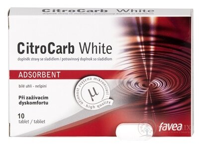 favea CitroCARB White tbl 1x10 ks