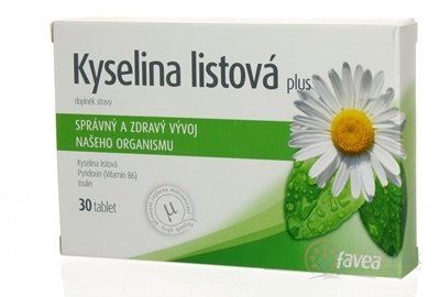 FAVEA KYSELINA LISTOVÁ PLUS tbl 1x30 ks
