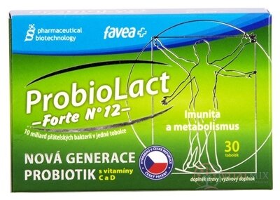 favea ProbioLact Forte N°12 cps (s vitamínmi C a D) 1x30 ks