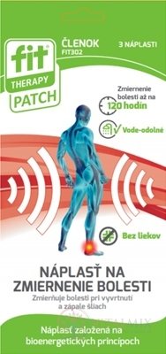 FIT THERAPY Patch ČLENOK náplasť 1x3 ks