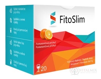 FitoSlim vrecúška štíhla línia (pomarančová príchuť) 1x20 ks