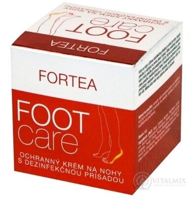 FORTEA FOOT CARE krém s dezinfekčnou prísadou ochranný, na nohy 1x80 g