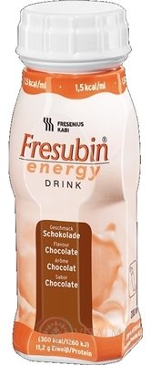 Fresubin Energy DRINK sol, príchuť čokoláda 4x200 ml (800 ml)