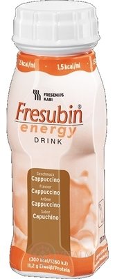 Fresubin Energy DRINK sol, príchuť kapučíno 4x200 ml (800 ml)