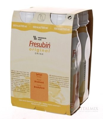 Fresubin Original DRINK EasyBottle, príchuť broskyňová, 4x200 ml (800 ml)