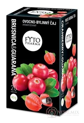 FYTO BRUSNICA & GUARANA ovocno-bylinný čaj 20x2 g (40 g)
