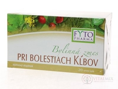 FYTO Bylinná zmes PRI BOLESTIACH KĹBOV 20x1,25 g (25 g)