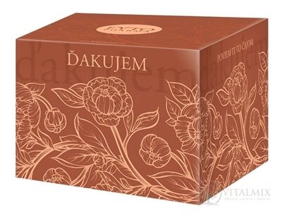 FYTO ĎAKUJEM darčeková kazeta výber 4 druhov porciovaných čajov, 4x10 ks (40 ks)