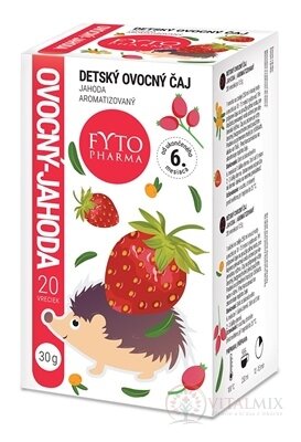 FYTO DETSKÝ OVOCNÝ ČAJ JAHODA (od ukončeného 6. mesiaca) 20x1,5 g (30 g)