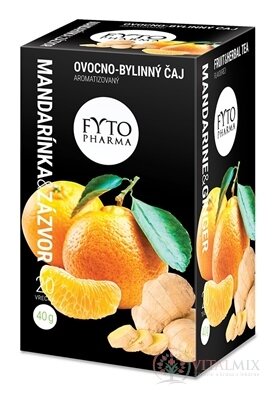 FYTO MANDARÍNKA & ZÁZVOR ovocno-bylinný čaj 20x2 g (40 g)