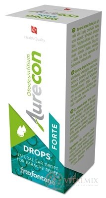 fytofontana Aurecon DROPS FORTE ušné kvapky s obsahom rastlinných extraktov 1x10 ml