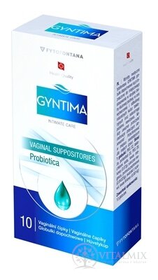 fytofontana GYNTIMA Probiotica vaginálne čapíky (inov.2025) 1x10 ks