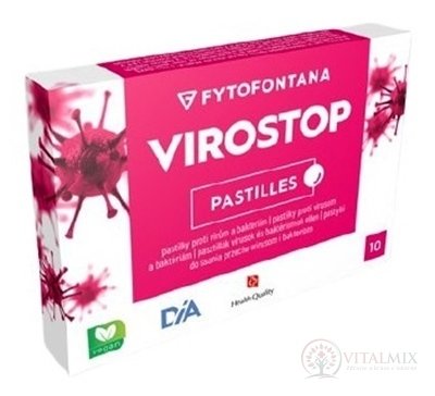 fytofontana VIROSTOP pastilky na cmúľanie 1x10 ks