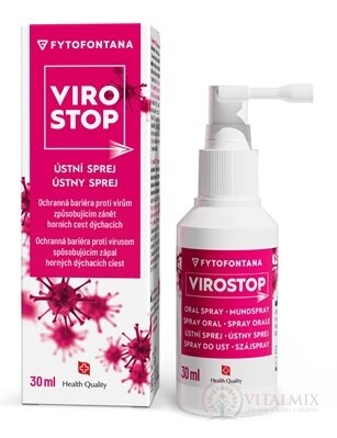 fytofontana VIROSTOP ústny sprej (inov.2024) 1x30 ml