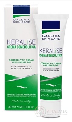 GALENIA KERALISE CREMA COMEDOLITIKA krém s exfoliačným účinkom na tvár a telo 1x30 ml