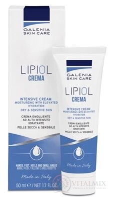 GALENIA LIPIOL CREMA intenzívny zmäkčujúci krém 1x50 ml