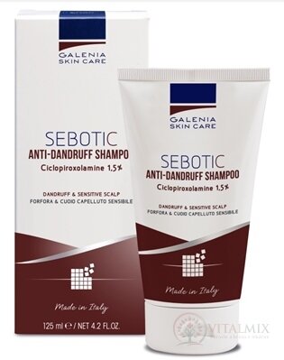 GALENIA SEBOTIC ANTI DANDRUFF SHAMPOO šampón proti lupinám 1x125 ml