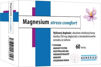 GENERICA Magnesium stress comfort cps (inov. 2025) 1x60 ks