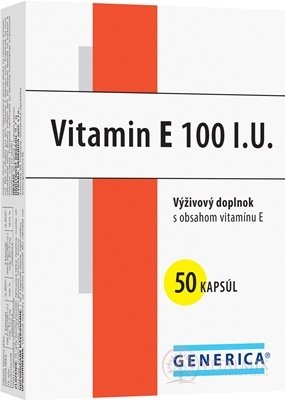 GENERICA Vitamin E 100 I.U. cps 1x50 ks