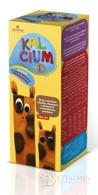 Glenmark KALCIUM-D sirup 1x150 ml