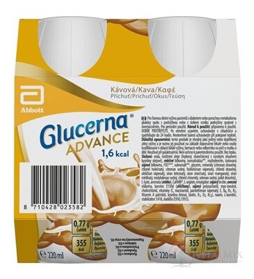 Glucerna ADVANCE 1,6 kcal kávová príchuť 24x220 ml