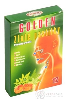 GOLDEN Zlaté pastilky 1x12 ks