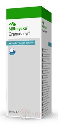 Granudacyn oplachový roztok na rany 1x500 ml