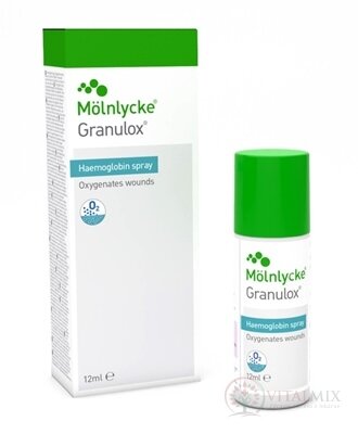 Granulox Hemoglobínový sprej na ošetrenie chronických rán (inov.2024) 1x12 ml