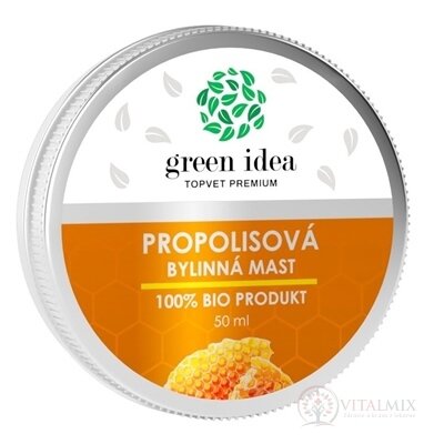Green Idea PROPOLISOVÁ MASŤ BIO bylinná 1x50 ml