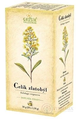 GREŠÍK ZLATOBYĽ bylinný čaj v nálevových vreckách 20x1,5 g (30 g)