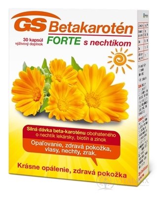 GS Betakarotén FORTE s nechtíkom cps 1x30 ks