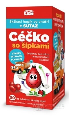 GS Céčko so šípkami Darček želatínky bez cukru (Skákací hopík + súťaž) 1x50 ks