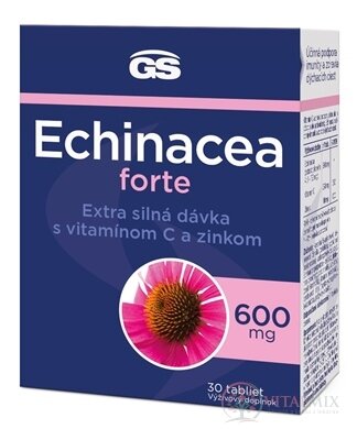 GS Echinacea FORTE 600 tbl (inov.2023) 1x30 ks