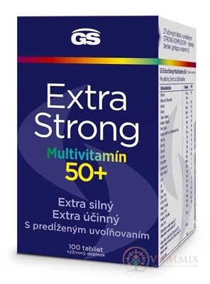 GS Extra Strong Multivitamín 50+ tbl 1x100 ks