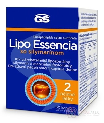 GS Lipo Essencia so silymarínom cps 1x60 ks