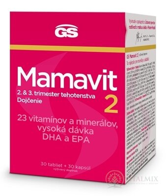 GS Mamavit 2, Tehotenstvo a dojčenie tbl 30 + cps 30 (60 ks)