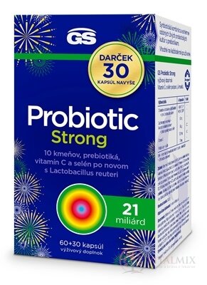 GS Probiotic Strong Darček cps 60+30 navyše (90 ks)