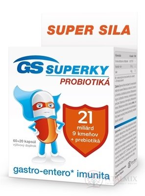 GS SUPERKY PROBIOTIKÁ cps 60+20 (80 ks)