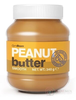 GymBeam Arašidové maslo 100% jemné, 1x340 g