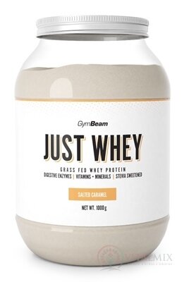 GymBeam Proteín Just Whey sušený srvátkový proteínový prášok, príchuť slaný karamel, 1x1000 g